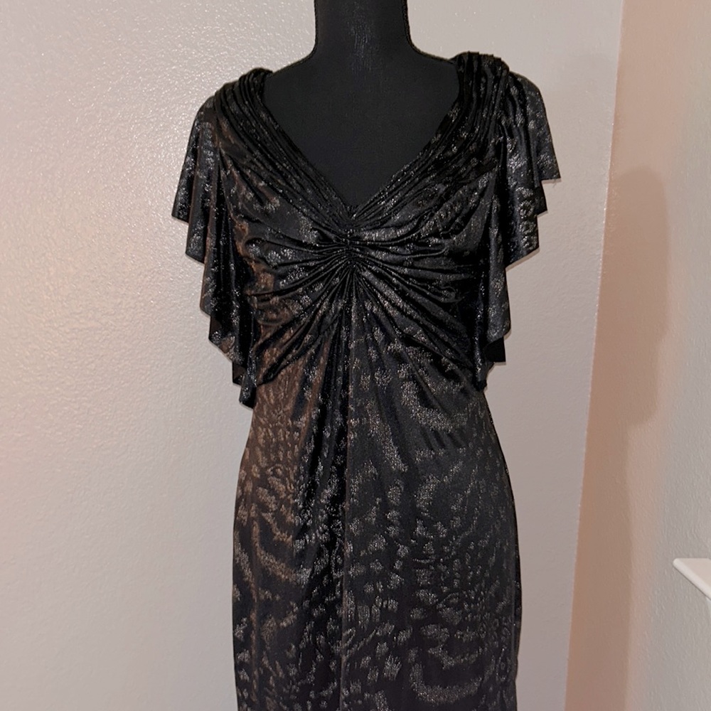 Be Seduced Black and silver mini dress